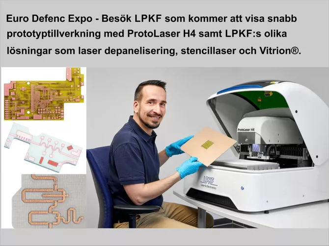 LPKF ställer ut på försvarsmässan Euro Defence Expo i Essen 22-25 September 