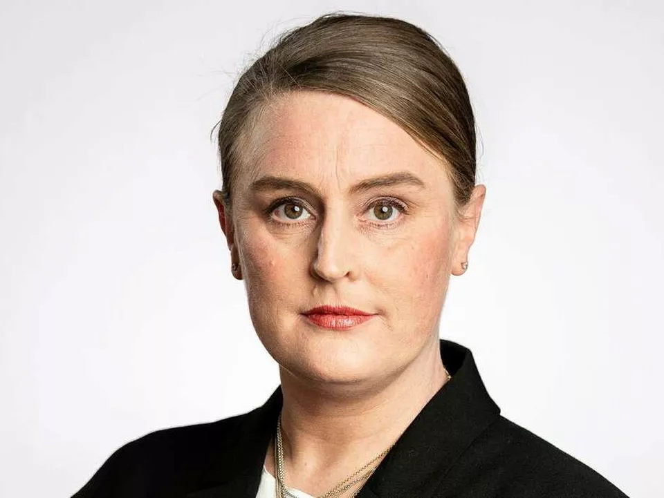 Ny presschef på Atlas Copco Porträttbild på Christina