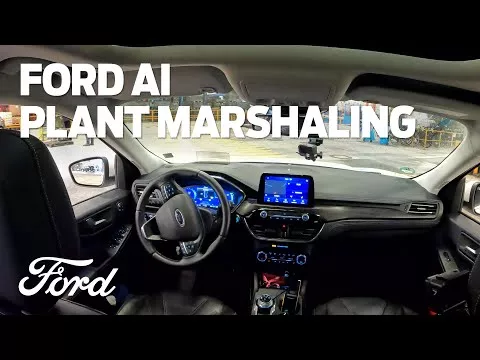Med AI-teknik ska bilarna själva köra av bandet i Fordfabriken
