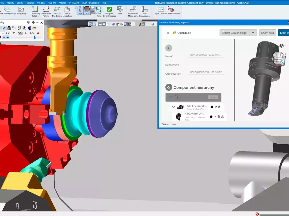 GibbsCAM 2024 - Sandvik Coroplus Tool Library GibbsCAM 2024 - Sandvik Coroplus Tool Library