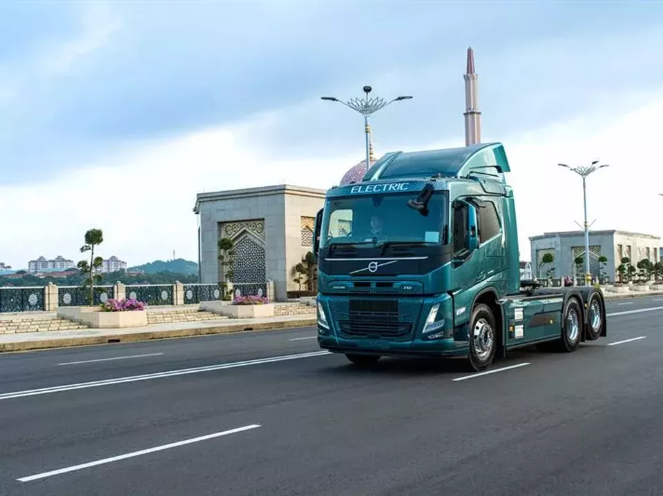 Volvo elektrifierar Malaysias fordonsflotta Bild på Volvo ellastbil. Foto: Volvo Trucks