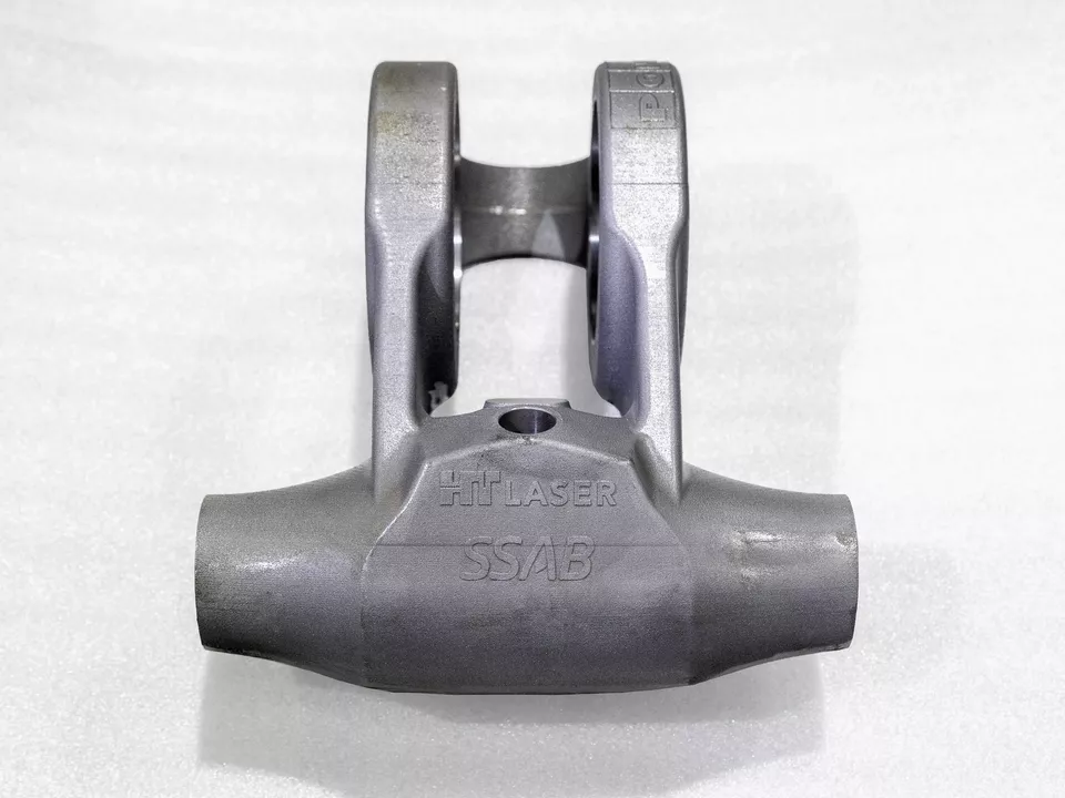Världens första fossilfria 3D printade stålkomponent