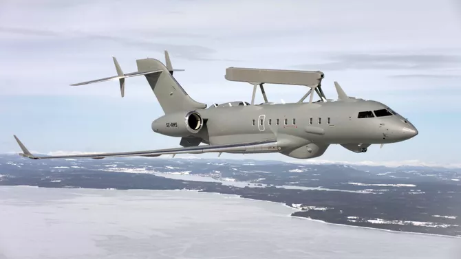 Kanada går vidare med planerna på sex GlobalEye-flygplan, Saab