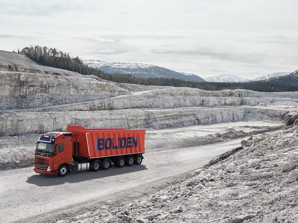 Volvo och Boliden i nytt samarbete Volvo och Boliden i nytt samarbete