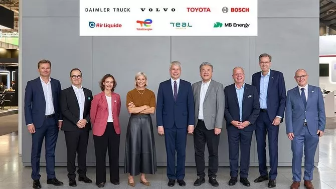Volvo och industrijättar skalar upp hela värdekedjan för vätgasmobilitet i Europa