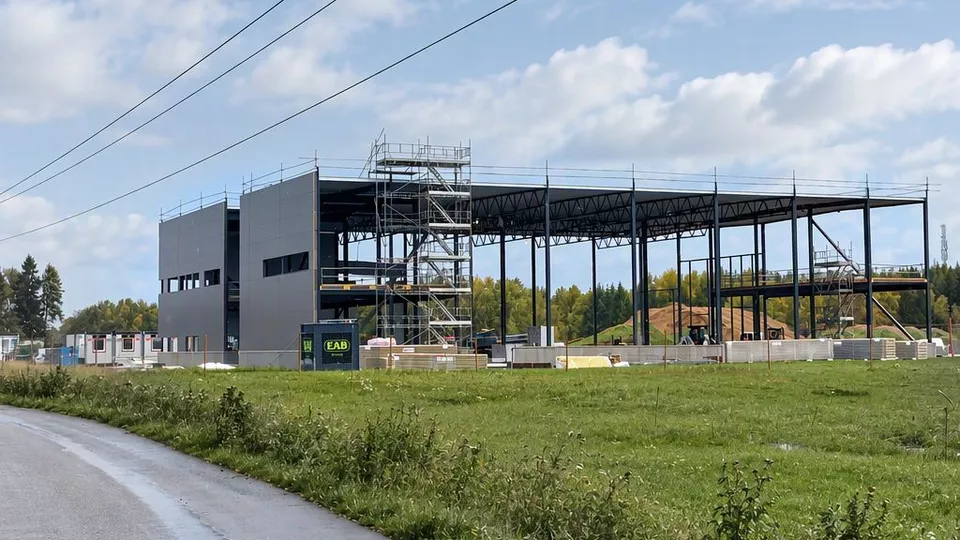 Ny produktionsanläggning växer fram i Falkenberg