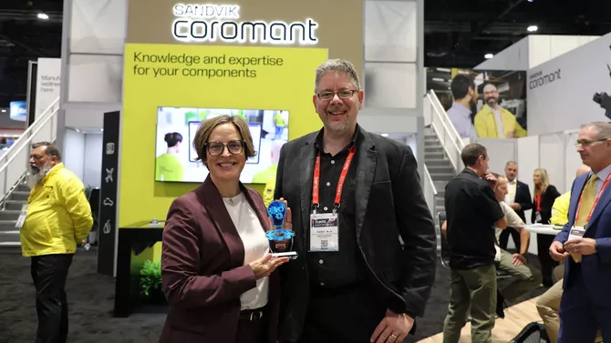 Sandvik Coromants CoroDrill DE10 prisas för industriell innovation