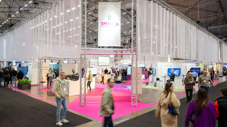 Elmia Subcontractor samlar material, AI och cybersäkerhet på SMART-arena Elmia Subcontractor samlar material, AI och cybersäkerhet på SMART-arena
