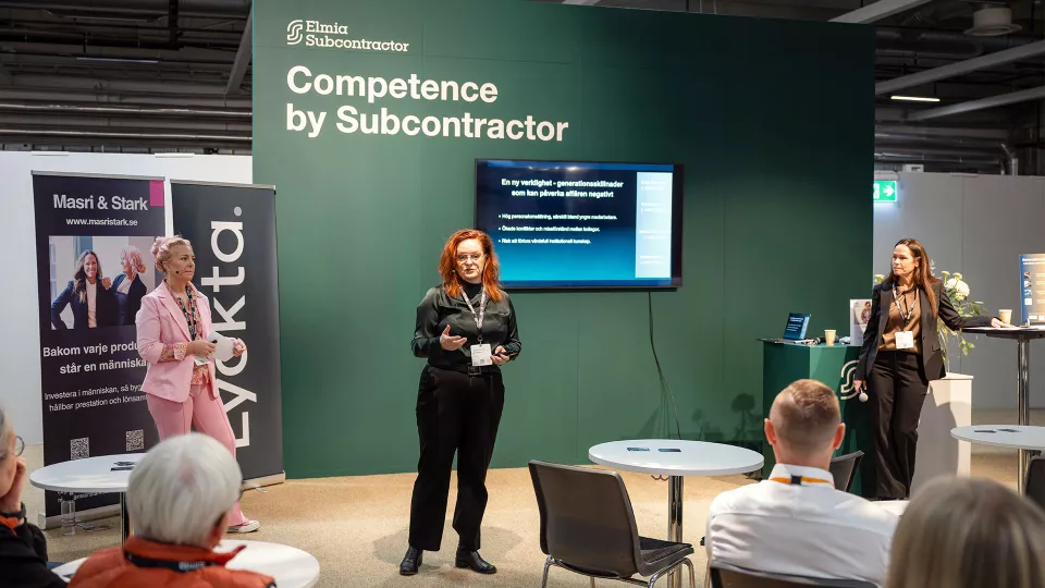 Competence by Subcontractor samlar industrin kring framtidens kompetens Competence by Subcontractor samlar industrin kring framtidens kompetens